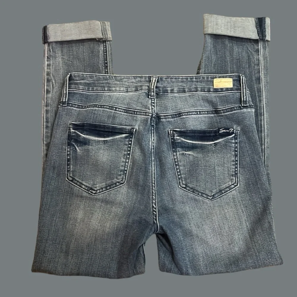 Seven7 High Rise Slim Straight Jeans - Picture 2 of 15